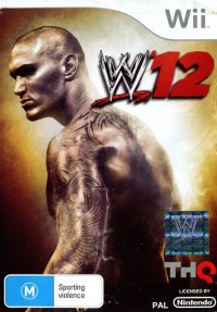 WWE '12 Wii  box art